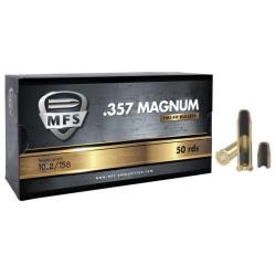 Munitions MFS cal. .357 Magnum FMJ Flat Point 158gr - Bo&icirc;te de 50