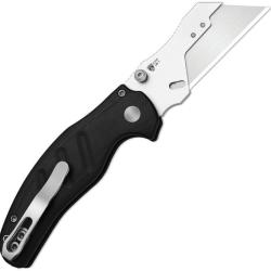 Couteau Kizer C01C Uti 1 Lame Acier 5Cr15MoV Utility Manche G10 Noir Button Liner Lock KIV348829JSA3