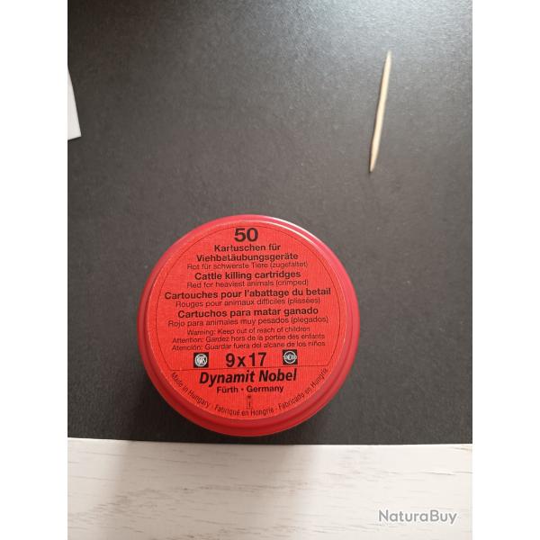 Cartouche abattage rws