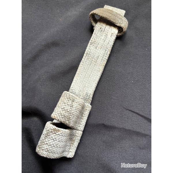 Gousset porte fourreau blanc pour ba�onnette anglaise clou - WW2