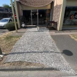 Filet Blanc 3x6m Cord&eacute; Bon Etat