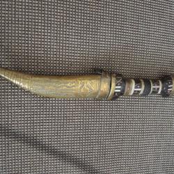 Couteau poignard ancien Syrien dit Magdali, d&eacute;but XX&egrave;me