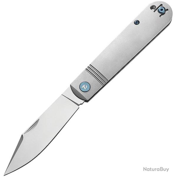 Couteau Pliant Dreamtech Slip Joint Lame Acier VG-10 Manche Titane Gris DTK4386TG