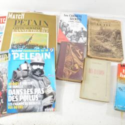 Lot livres et revues sur la Premi&egrave;re Guerre Mondiale.