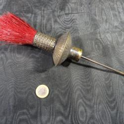 Marmouset pour casque de dragon de l'imp&eacute;ratrice ou cuirassier de la garde second empire repro.