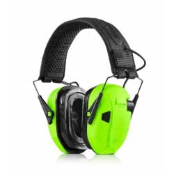 Casque antibruit &eacute;lectroniques SAVIOR n&eacute;on vert