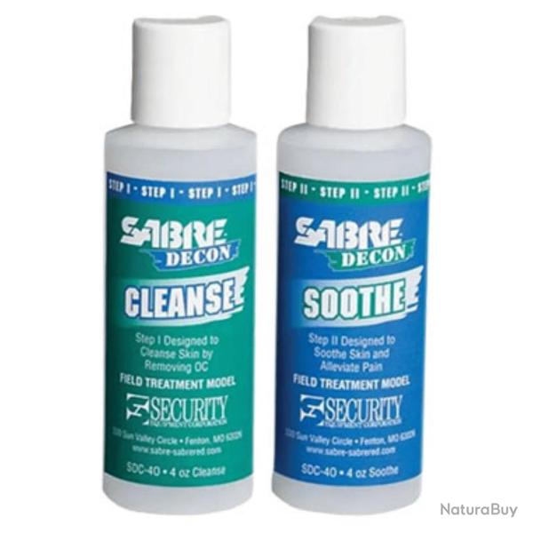 KIT NETTOYANT & APAISANT PEAU 118ML - SABRE RED