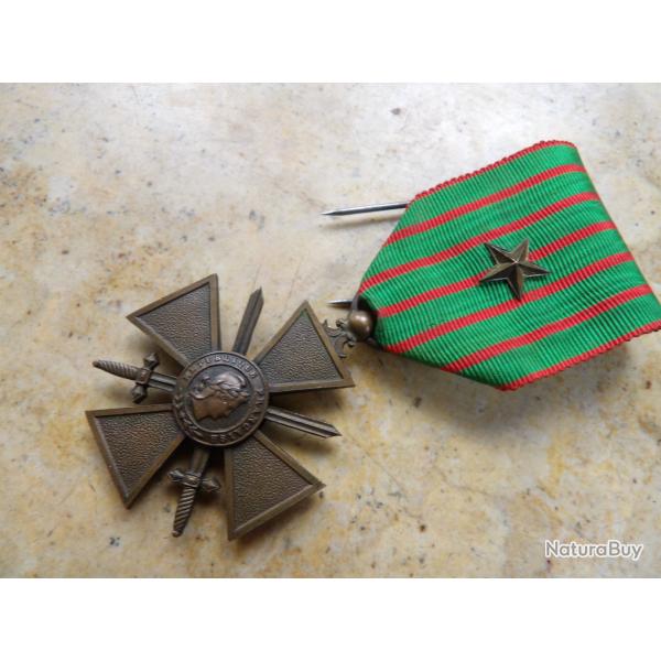 croix guerre dat�e 1916 citation ww1 premi�re grande guerre mondiale 1914 1918  14 18 �pingle