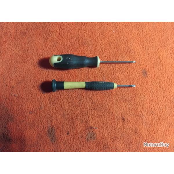 Tournevis plat et cruciforme p�se 43gr