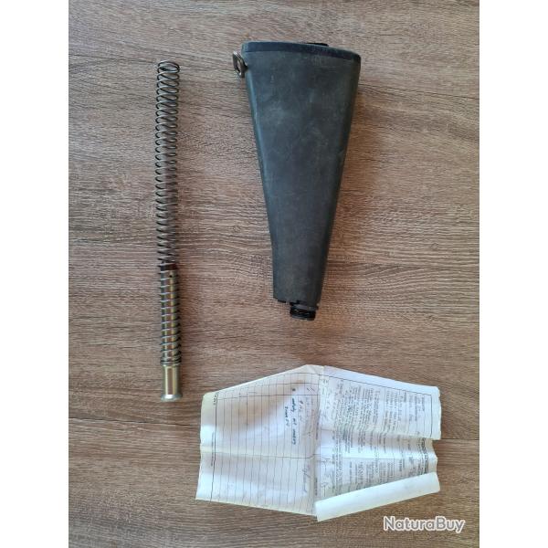 Crosse fixe M16A1 / M16A2 d'origine militaire US (Complet avec ressort et buffer)