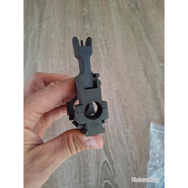 Bloc d'emprunt de gaz avec guidon rabattable YHM (Yankee Hill Machine) pour AR-15