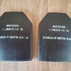 Paire de plaques factices (Dummies) pour gilet d'Airsoft - Taille Medium