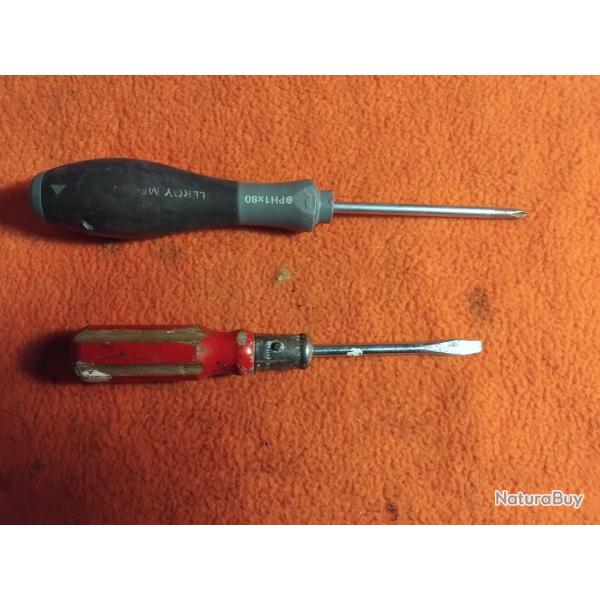 Tournevis plat et cruciforme p�se 83gr