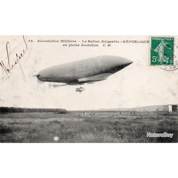 Carte Postale - A�rostation Militaire - Le Ballon dirigeable �R�PUBLIQUE� - N�8609
