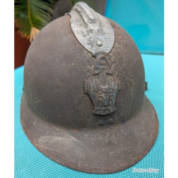 Casque Adrian Mle 1926 Genie - Deuxieme Guerre mondiale 39-45 ww2