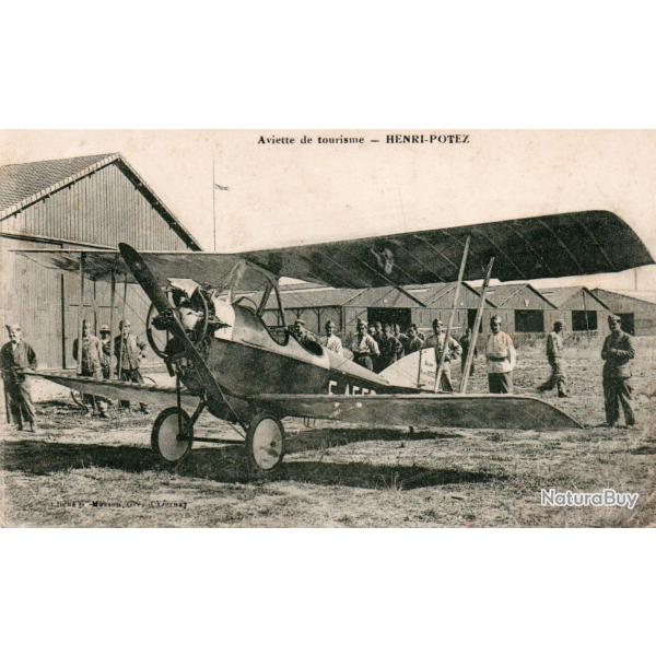 Carte Postale Ancienne Avion Aviette de Tourisme Henri Potez - N�8611