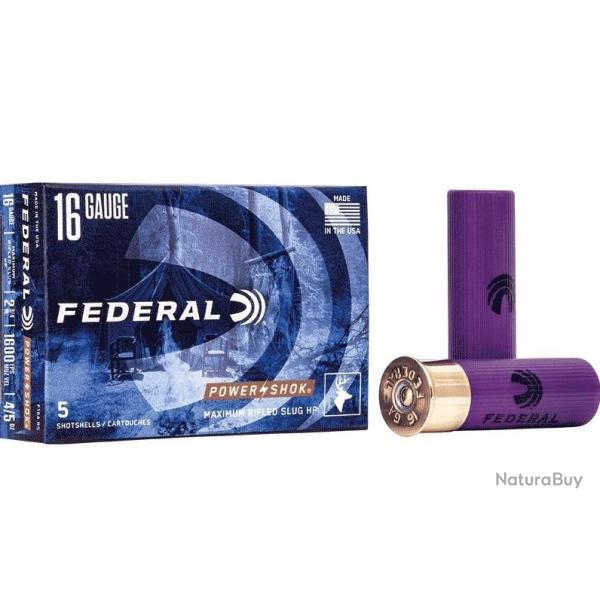 Federal - Cartouches FEDE 16/70 Rifled Slug HP