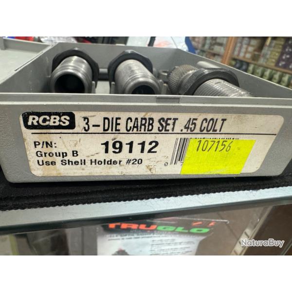 Jeu d'outils RCBS CAL 45 COLT