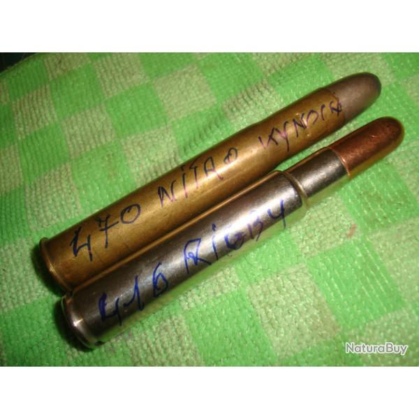 UNE 416 RIGBY ET UNE 470 NITRO