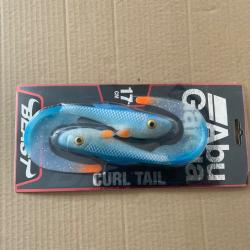 Lot Leurre Souple Abu Garcia Beast CURL TAIL  17cm