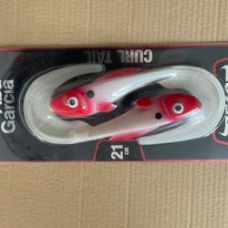 1 Lot Leurre Souple Abu Garcia Beast CURL TAIL  21 cm