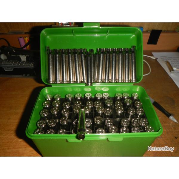 Lots douilles nickel�es 300 win R.P acier