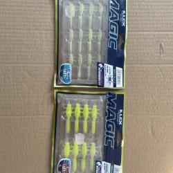 1 lot de leurres ILLEX MAGIC MAY FLY  longueur 48 et 66mm