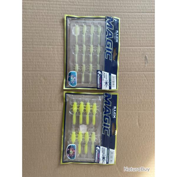 1 lot de leurres ILLEX MAGIC MAY FLY  longueur 48 et 66mm