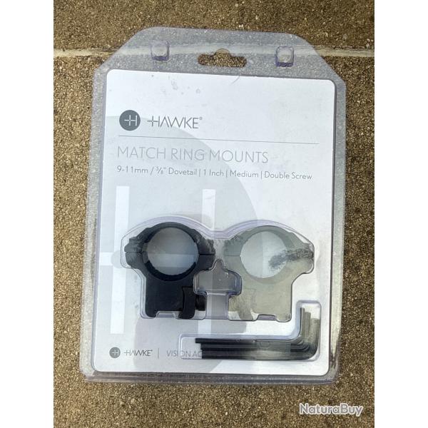 Collier HAWKE 25,4 (1 pouce) Rail 9-11mm