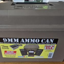 Boite MTM Case-Gard 9mm Ammo Can Combo pour 1 000 munitions