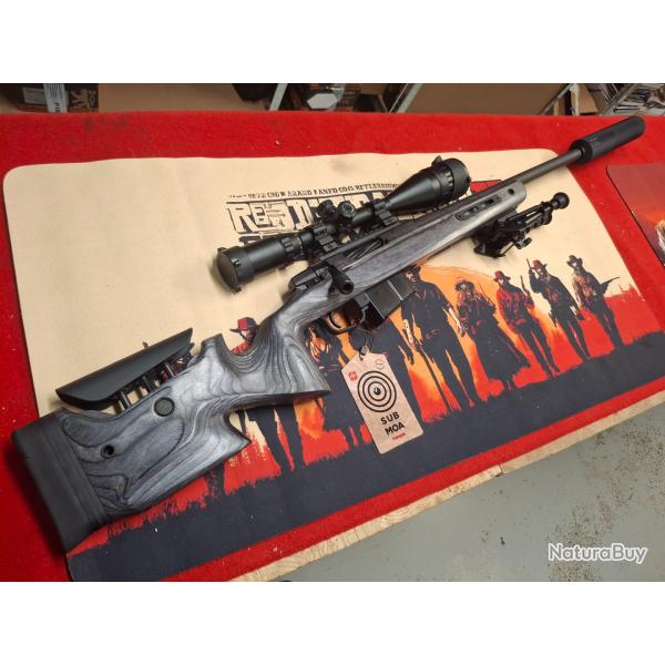 ATA ARMS TURQUA PRACTICAL CAL.308 WIN + LUNETTE + SILENCIEUX + MALLETTE + BIPIED