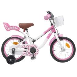 V&eacute;lo pour Enfants 14 Pouces pour les 3-5 ans Rose clair