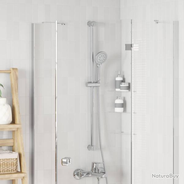 Support de Douche Chrome 101 cm Acier inoxydable