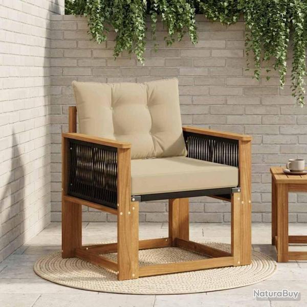 Sofa de milieu ext�rieur Bois d'Acacia Massif Naturel