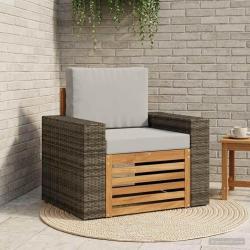 Sofa de milieu ext&eacute;rieur Bois d'Acacia Massif Naturel