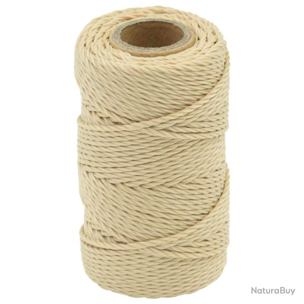 Corde de bateau 50 m 0.2 Naturel PP