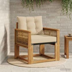 Sofa de milieu ext&eacute;rieur Bois d'Acacia Massif Naturel