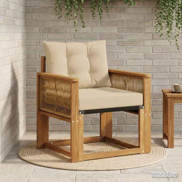 Sofa de milieu ext�rieur Bois d'Acacia Massif Naturel