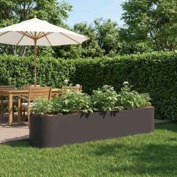 Jardin sur&eacute;lev&eacute; Noir 200 x 40 x 40 cm
