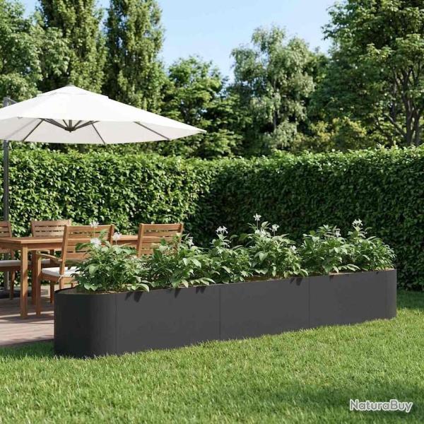 Jardin sur�lev� Noir 300 x 40 x 40 cm Acier