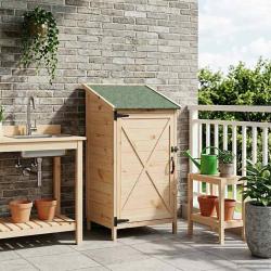Abri de jardin avec toit Naturel 59,5 x 56 x 113,5 cm