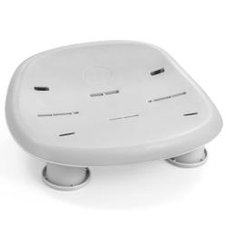 Bestway Si&egrave;ge de spa Gris 40,8 x 31,5 x 20 cm PP et acier inoxydable