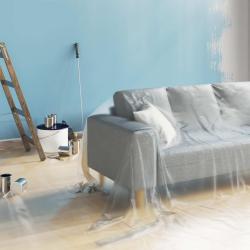Feuille anti-poussi&egrave;re 12 pcs Transparent 400 x 500 cm HDPE