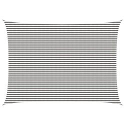 Voile d'ombre Gris clair et blanc 5 x 8 m HDPE