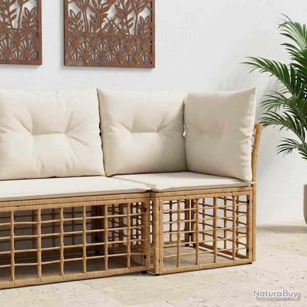Unit� de canap� d'angle modulable pour ext�rieur Naturel