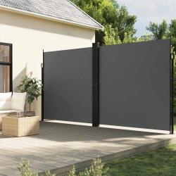 Auvent lat&eacute;ral r&eacute;tractable anthracite 220x600 cm