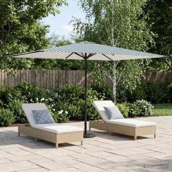 Parasol de jardin 200 x 300 cm Polyester Rectangulaire
