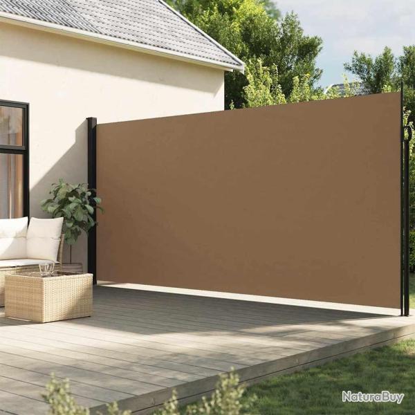 Auvent lat�ral r�tractable taupe 220x500 cm