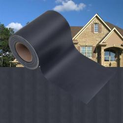 Tans de jardin pour l'intimit&eacute; 2 pcs Gris fonc&eacute; 35 x 0,19 m PVC
