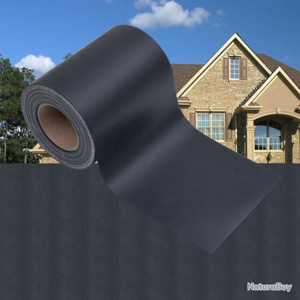 Tans de jardin pour l'intimit� 2 pcs Gris fonc� 35 x 0,19 m PVC